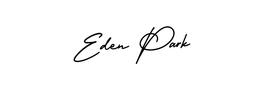 The best way (AmerikaSignatureDemo-Regular) to make a short signature is to pick only two or three words in your name. The name Eden Park include a total of six letters. For converting this name. Eden Park signature style 3 images and pictures png