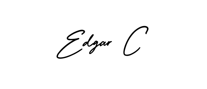 How to make Edgar C signature? AmerikaSignatureDemo-Regular is a professional autograph style. Create handwritten signature for Edgar C name. Edgar C signature style 3 images and pictures png