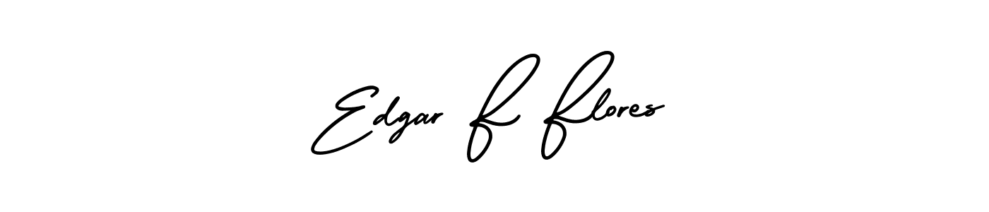 This is the best signature style for the Edgar F Flores name. Also you like these signature font (AmerikaSignatureDemo-Regular). Mix name signature. Edgar F Flores signature style 3 images and pictures png