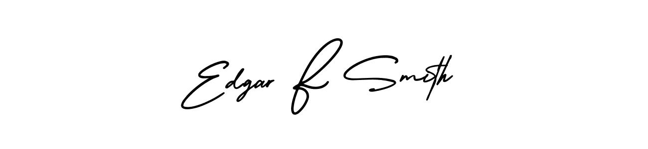 Design your own signature with our free online signature maker. With this signature software, you can create a handwritten (AmerikaSignatureDemo-Regular) signature for name Edgar F Smith. Edgar F Smith signature style 3 images and pictures png