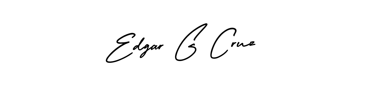 How to make Edgar G Cruz name signature. Use AmerikaSignatureDemo-Regular style for creating short signs online. This is the latest handwritten sign. Edgar G Cruz signature style 3 images and pictures png