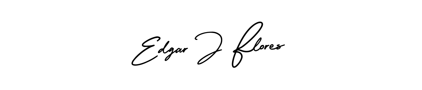 The best way (AmerikaSignatureDemo-Regular) to make a short signature is to pick only two or three words in your name. The name Edgar J Flores include a total of six letters. For converting this name. Edgar J Flores signature style 3 images and pictures png