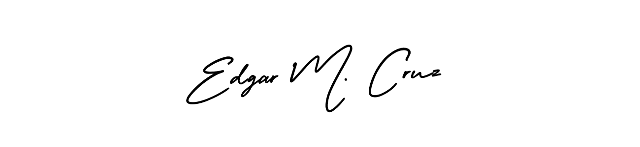 Make a beautiful signature design for name Edgar M. Cruz. Use this online signature maker to create a handwritten signature for free. Edgar M. Cruz signature style 3 images and pictures png