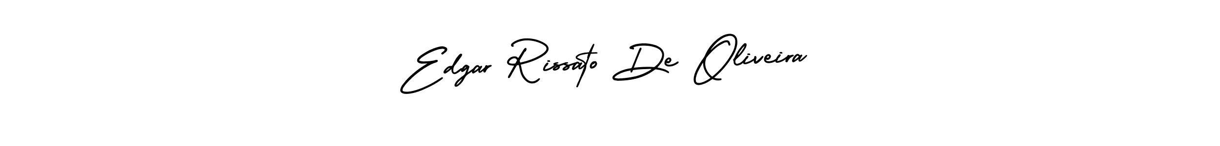 How to make Edgar Rissato De Oliveira signature? AmerikaSignatureDemo-Regular is a professional autograph style. Create handwritten signature for Edgar Rissato De Oliveira name. Edgar Rissato De Oliveira signature style 3 images and pictures png