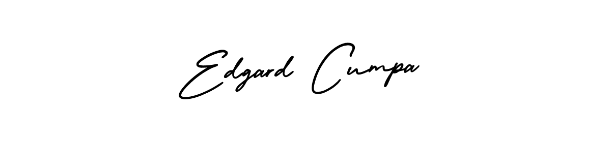 How to make Edgard Cumpa name signature. Use AmerikaSignatureDemo-Regular style for creating short signs online. This is the latest handwritten sign. Edgard Cumpa signature style 3 images and pictures png