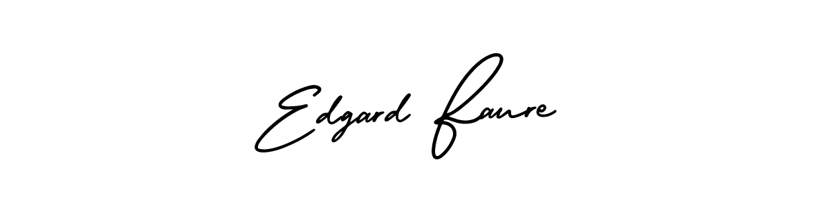 It looks lik you need a new signature style for name Edgard Faure. Design unique handwritten (AmerikaSignatureDemo-Regular) signature with our free signature maker in just a few clicks. Edgard Faure signature style 3 images and pictures png