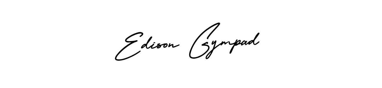 Check out images of Autograph of Edison Gympad name. Actor Edison Gympad Signature Style. AmerikaSignatureDemo-Regular is a professional sign style online. Edison Gympad signature style 3 images and pictures png