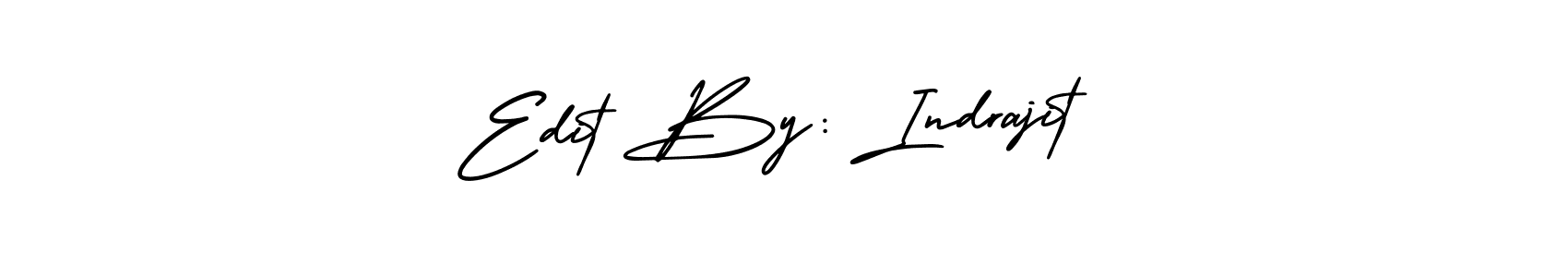 Make a beautiful signature design for name Edit By: Indrajit. With this signature (AmerikaSignatureDemo-Regular) style, you can create a handwritten signature for free. Edit By: Indrajit signature style 3 images and pictures png