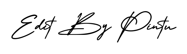 Create an unforgettable impression when signing with Edit By Pintu name styled in AmerikaSignatureDemo-Regular typography. 100% free online generator. Edit By Pintu signature style 3 images and pictures png