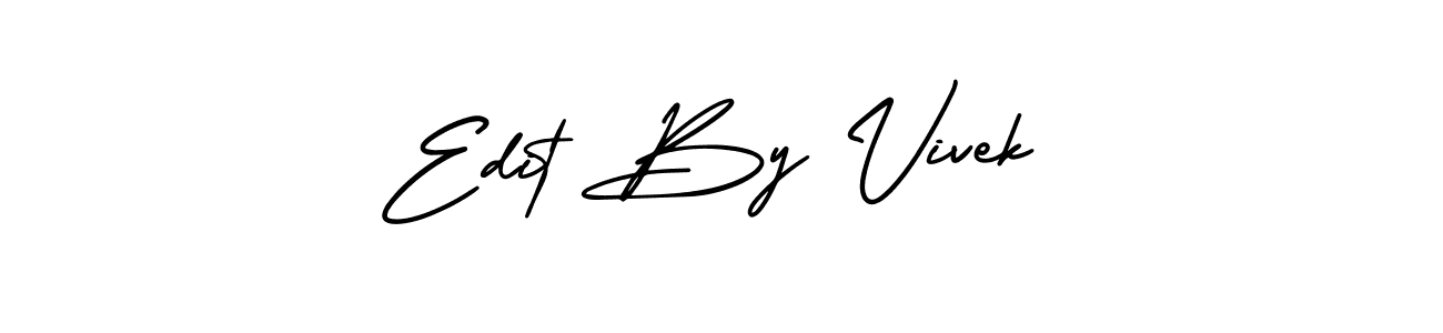 How to make Edit By Vivek signature? AmerikaSignatureDemo-Regular is a professional autograph style. Create handwritten signature for Edit By Vivek name. Edit By Vivek signature style 3 images and pictures png