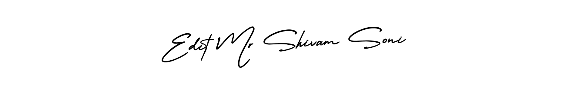 Similarly AmerikaSignatureDemo-Regular is the best handwritten signature design. Signature creator online .You can use it as an online autograph creator for name Edit Mr Shivam Soni. Edit Mr Shivam Soni signature style 3 images and pictures png