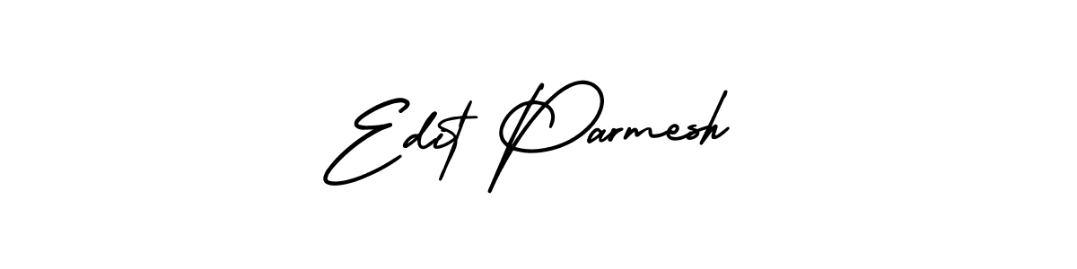 Best and Professional Signature Style for Edit Parmesh. AmerikaSignatureDemo-Regular Best Signature Style Collection. Edit Parmesh signature style 3 images and pictures png