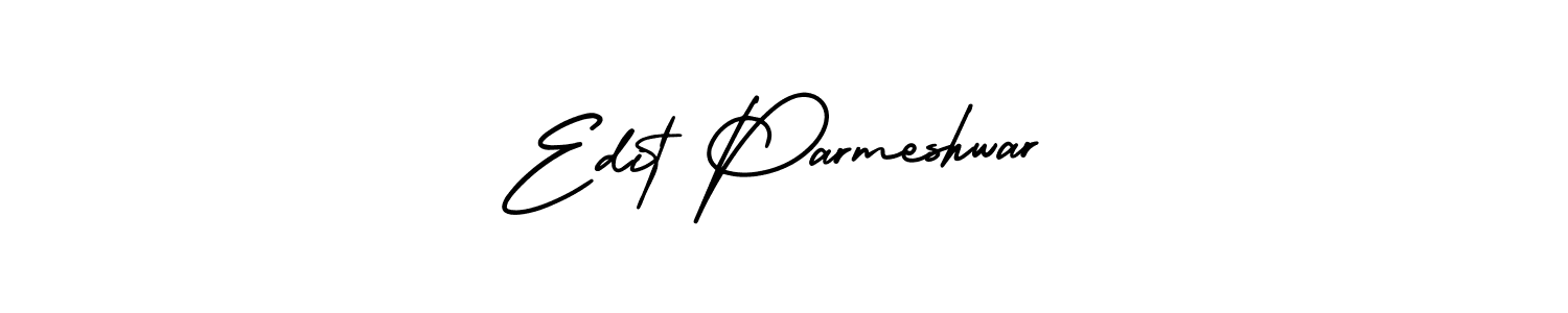 How to make Edit Parmeshwar signature? AmerikaSignatureDemo-Regular is a professional autograph style. Create handwritten signature for Edit Parmeshwar name. Edit Parmeshwar signature style 3 images and pictures png