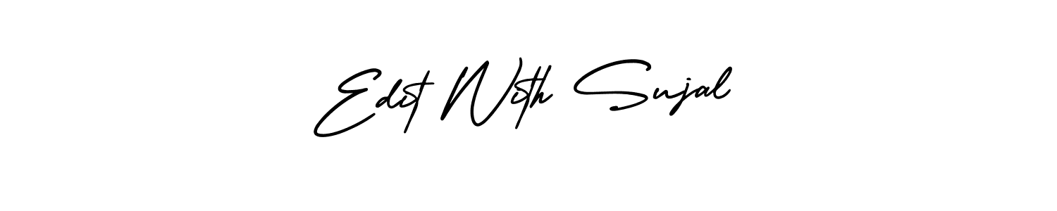 Best and Professional Signature Style for Edit With Sujal. AmerikaSignatureDemo-Regular Best Signature Style Collection. Edit With Sujal signature style 3 images and pictures png