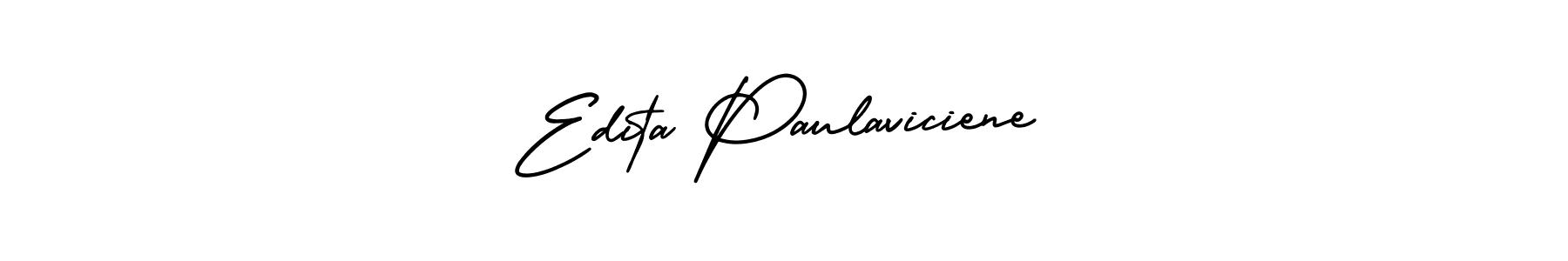 How to make Edita Paulaviciene signature? AmerikaSignatureDemo-Regular is a professional autograph style. Create handwritten signature for Edita Paulaviciene name. Edita Paulaviciene signature style 3 images and pictures png