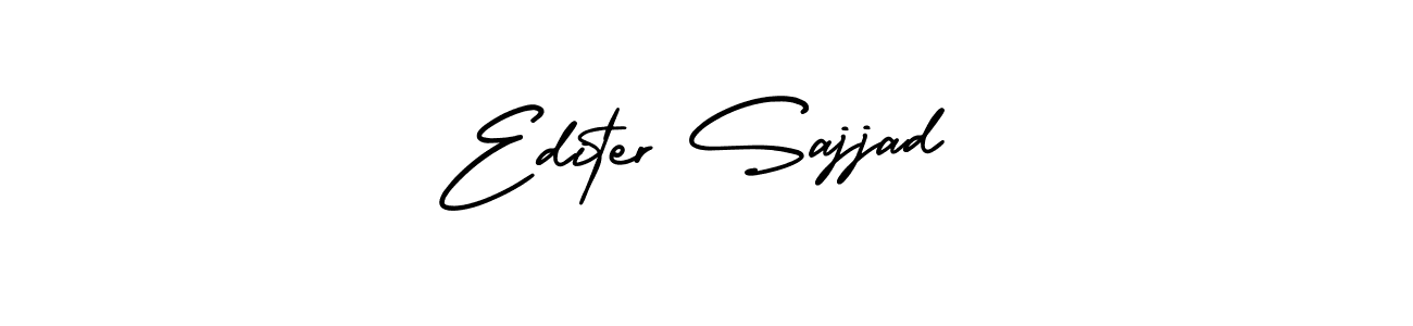 Check out images of Autograph of Editer Sajjad name. Actor Editer Sajjad Signature Style. AmerikaSignatureDemo-Regular is a professional sign style online. Editer Sajjad signature style 3 images and pictures png