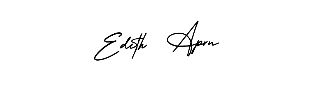 Similarly AmerikaSignatureDemo-Regular is the best handwritten signature design. Signature creator online .You can use it as an online autograph creator for name Edith  Aprn. Edith  Aprn signature style 3 images and pictures png