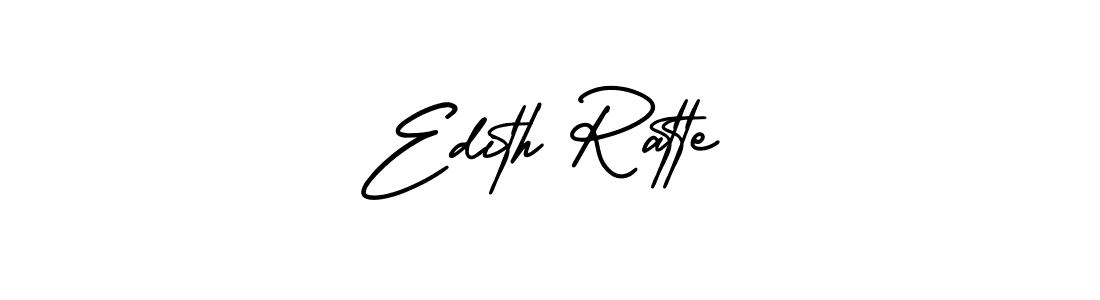 Create a beautiful signature design for name Edith Ratte. With this signature (AmerikaSignatureDemo-Regular) fonts, you can make a handwritten signature for free. Edith Ratte signature style 3 images and pictures png