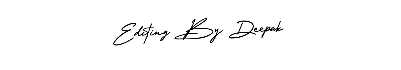 AmerikaSignatureDemo-Regular is a professional signature style that is perfect for those who want to add a touch of class to their signature. It is also a great choice for those who want to make their signature more unique. Get Editing By Deepak name to fancy signature for free. Editing By Deepak signature style 3 images and pictures png