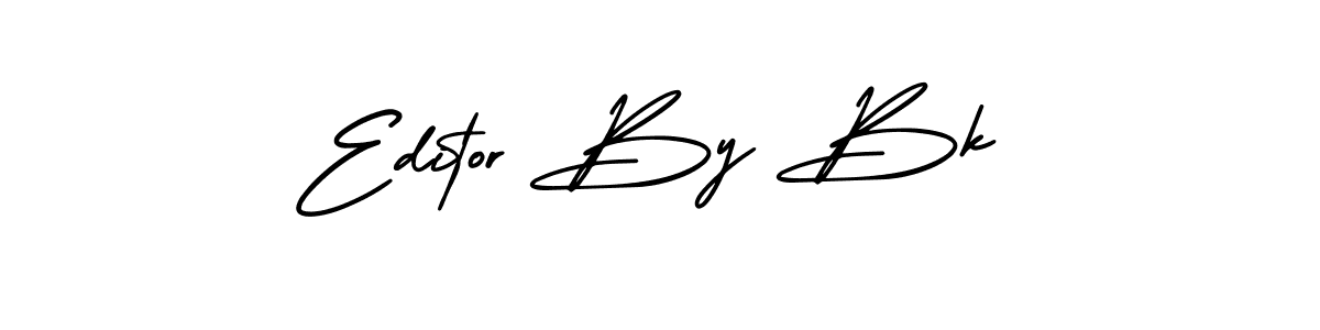 Also we have Editor By Bk name is the best signature style. Create professional handwritten signature collection using AmerikaSignatureDemo-Regular autograph style. Editor By Bk signature style 3 images and pictures png