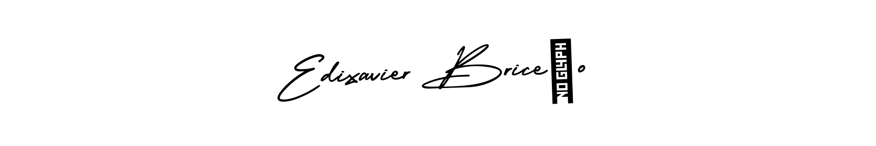 Make a beautiful signature design for name Edixavier Briceño. With this signature (AmerikaSignatureDemo-Regular) style, you can create a handwritten signature for free. Edixavier Briceño signature style 3 images and pictures png