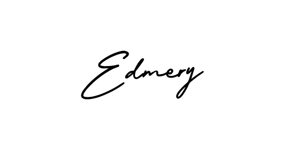 Edmery stylish signature style. Best Handwritten Sign (AmerikaSignatureDemo-Regular) for my name. Handwritten Signature Collection Ideas for my name Edmery. Edmery signature style 3 images and pictures png