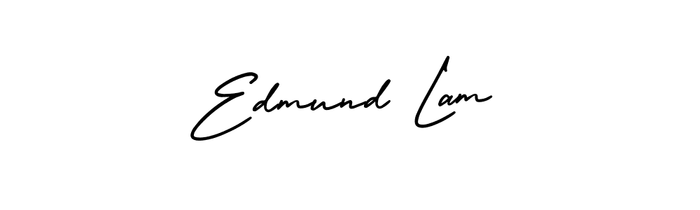 Design your own signature with our free online signature maker. With this signature software, you can create a handwritten (AmerikaSignatureDemo-Regular) signature for name Edmund Lam. Edmund Lam signature style 3 images and pictures png