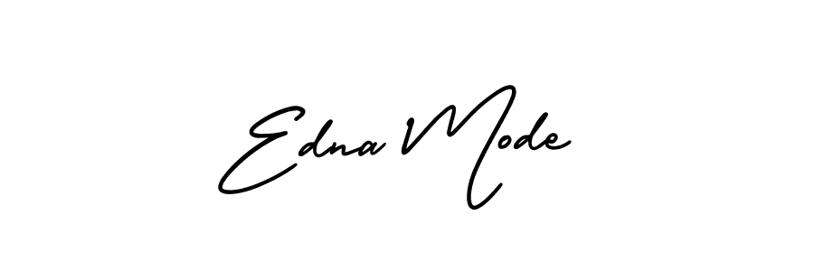 Design your own signature with our free online signature maker. With this signature software, you can create a handwritten (AmerikaSignatureDemo-Regular) signature for name Edna Mode. Edna Mode signature style 3 images and pictures png