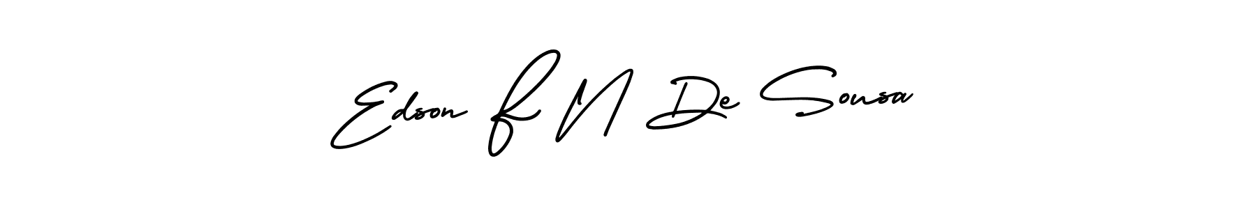 Use a signature maker to create a handwritten signature online. With this signature software, you can design (AmerikaSignatureDemo-Regular) your own signature for name Edson F N De Sousa. Edson F N De Sousa signature style 3 images and pictures png