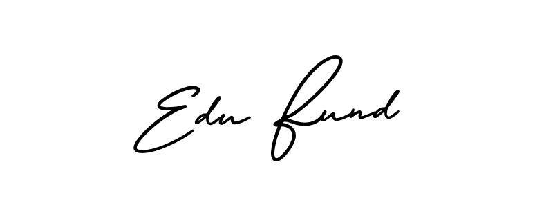 Also we have Edu Fund name is the best signature style. Create professional handwritten signature collection using AmerikaSignatureDemo-Regular autograph style. Edu Fund signature style 3 images and pictures png