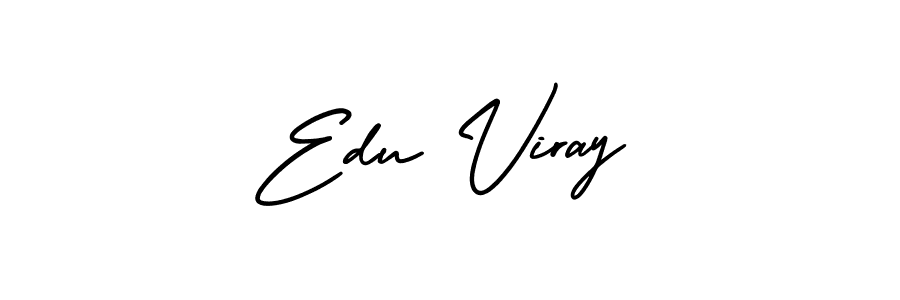 Also we have Edu Viray name is the best signature style. Create professional handwritten signature collection using AmerikaSignatureDemo-Regular autograph style. Edu Viray signature style 3 images and pictures png