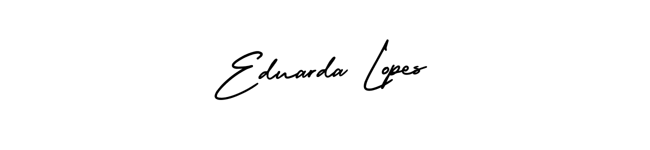 AmerikaSignatureDemo-Regular is a professional signature style that is perfect for those who want to add a touch of class to their signature. It is also a great choice for those who want to make their signature more unique. Get Eduarda Lopes name to fancy signature for free. Eduarda Lopes signature style 3 images and pictures png