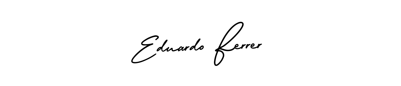 Create a beautiful signature design for name Eduardo Ferrer. With this signature (AmerikaSignatureDemo-Regular) fonts, you can make a handwritten signature for free. Eduardo Ferrer signature style 3 images and pictures png