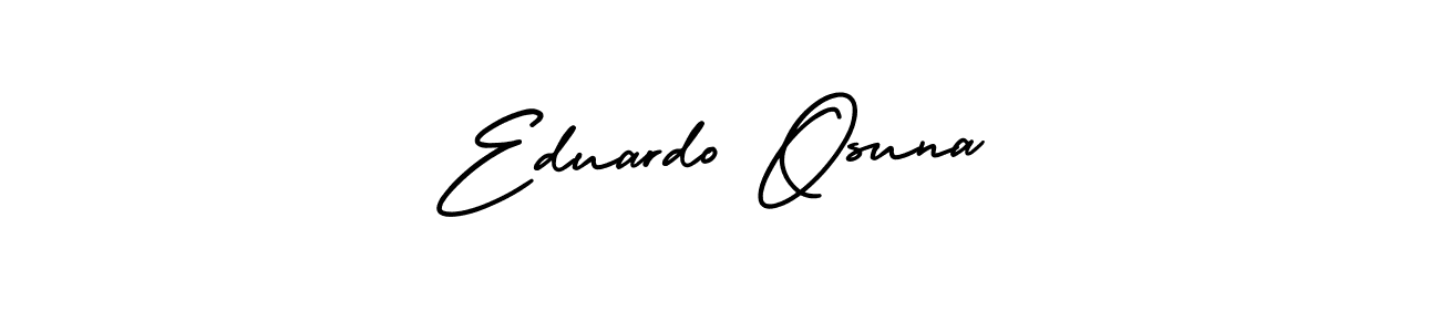 Design your own signature with our free online signature maker. With this signature software, you can create a handwritten (AmerikaSignatureDemo-Regular) signature for name Eduardo Osuna. Eduardo Osuna signature style 3 images and pictures png