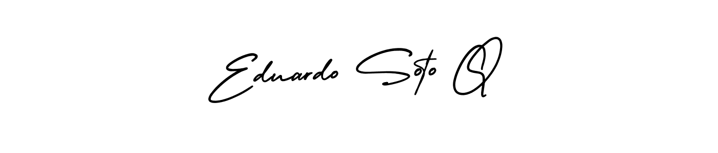 It looks lik you need a new signature style for name Eduardo Soto Q. Design unique handwritten (AmerikaSignatureDemo-Regular) signature with our free signature maker in just a few clicks. Eduardo Soto Q signature style 3 images and pictures png