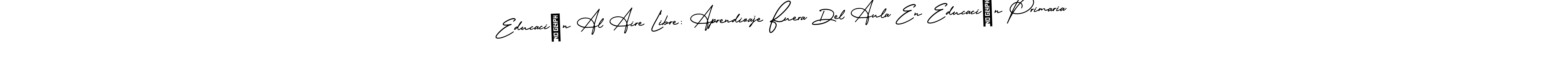 The best way (AmerikaSignatureDemo-Regular) to make a short signature is to pick only two or three words in your name. The name Educación Al Aire Libre: Aprendizaje Fuera Del Aula En Educación Primaria include a total of six letters. For converting this name. Educación Al Aire Libre: Aprendizaje Fuera Del Aula En Educación Primaria signature style 3 images and pictures png
