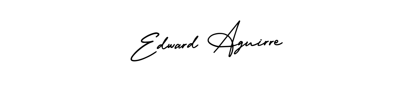 You should practise on your own different ways (AmerikaSignatureDemo-Regular) to write your name (Edward Aguirre) in signature. don't let someone else do it for you. Edward Aguirre signature style 3 images and pictures png
