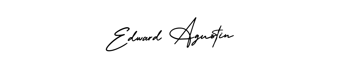 How to make Edward Agustin signature? AmerikaSignatureDemo-Regular is a professional autograph style. Create handwritten signature for Edward Agustin name. Edward Agustin signature style 3 images and pictures png