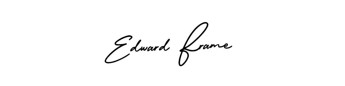 Design your own signature with our free online signature maker. With this signature software, you can create a handwritten (AmerikaSignatureDemo-Regular) signature for name Edward Frame. Edward Frame signature style 3 images and pictures png