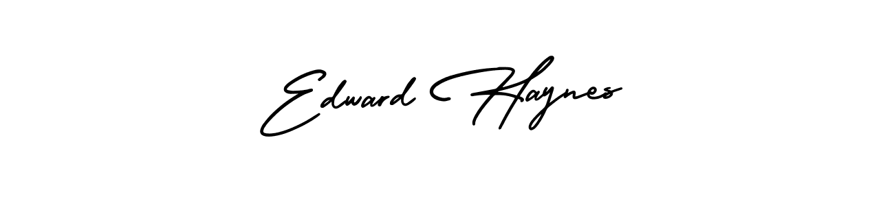The best way (AmerikaSignatureDemo-Regular) to make a short signature is to pick only two or three words in your name. The name Edward Haynes include a total of six letters. For converting this name. Edward Haynes signature style 3 images and pictures png