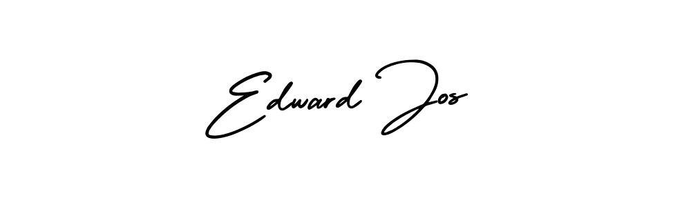 Edward Jos stylish signature style. Best Handwritten Sign (AmerikaSignatureDemo-Regular) for my name. Handwritten Signature Collection Ideas for my name Edward Jos. Edward Jos signature style 3 images and pictures png