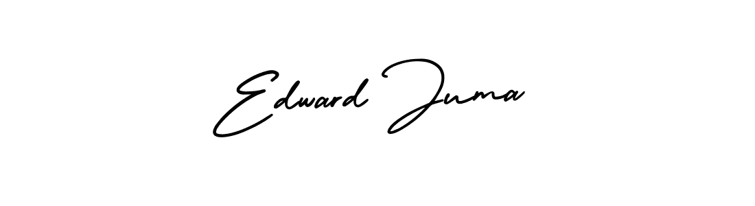 It looks lik you need a new signature style for name Edward Juma. Design unique handwritten (AmerikaSignatureDemo-Regular) signature with our free signature maker in just a few clicks. Edward Juma signature style 3 images and pictures png