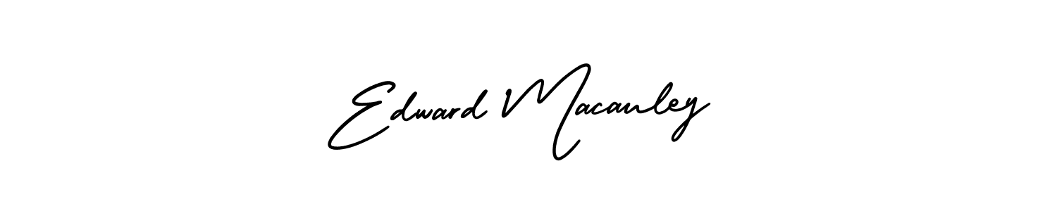 Make a beautiful signature design for name Edward Macauley. With this signature (AmerikaSignatureDemo-Regular) style, you can create a handwritten signature for free. Edward Macauley signature style 3 images and pictures png