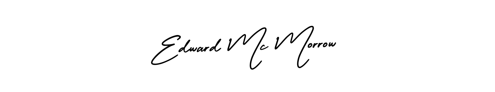 Design your own signature with our free online signature maker. With this signature software, you can create a handwritten (AmerikaSignatureDemo-Regular) signature for name Edward Mc Morrow. Edward Mc Morrow signature style 3 images and pictures png