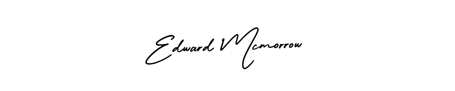 How to make Edward Mcmorrow name signature. Use AmerikaSignatureDemo-Regular style for creating short signs online. This is the latest handwritten sign. Edward Mcmorrow signature style 3 images and pictures png