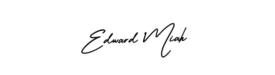 Make a beautiful signature design for name Edward Miah. With this signature (AmerikaSignatureDemo-Regular) style, you can create a handwritten signature for free. Edward Miah signature style 3 images and pictures png