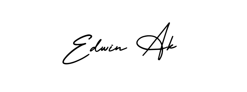 AmerikaSignatureDemo-Regular is a professional signature style that is perfect for those who want to add a touch of class to their signature. It is also a great choice for those who want to make their signature more unique. Get Edwin Ak name to fancy signature for free. Edwin Ak signature style 3 images and pictures png