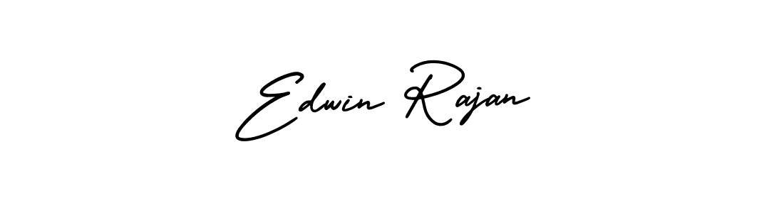 Design your own signature with our free online signature maker. With this signature software, you can create a handwritten (AmerikaSignatureDemo-Regular) signature for name Edwin Rajan. Edwin Rajan signature style 3 images and pictures png