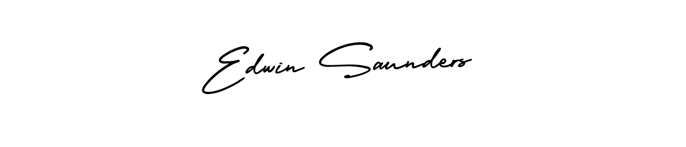 Make a beautiful signature design for name Edwin Saunders. With this signature (AmerikaSignatureDemo-Regular) style, you can create a handwritten signature for free. Edwin Saunders signature style 3 images and pictures png