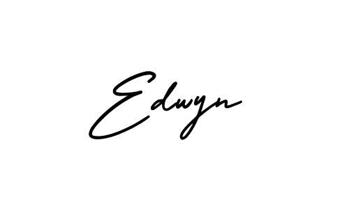 Make a beautiful signature design for name Edwyn. With this signature (AmerikaSignatureDemo-Regular) style, you can create a handwritten signature for free. Edwyn signature style 3 images and pictures png